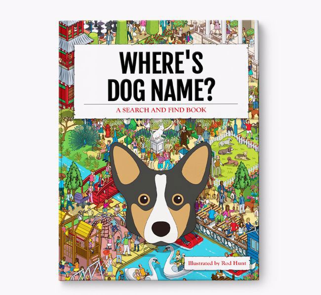 Personalised Where's {dogsName} Book